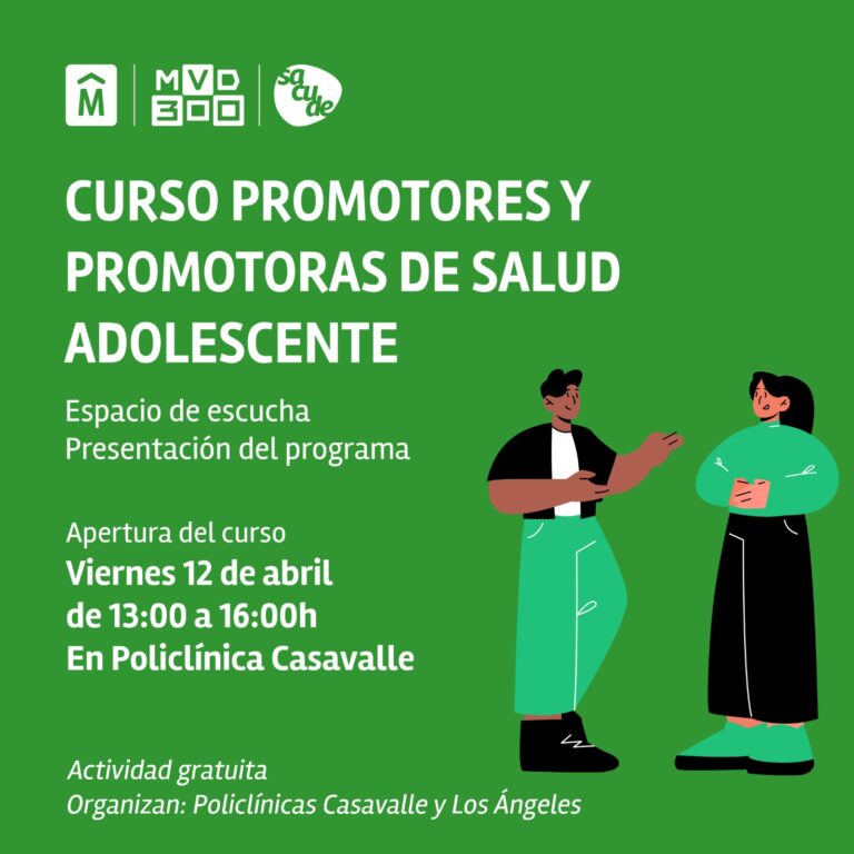 Afiche Curso de Promotores Pol Casavalle y Los Angeles