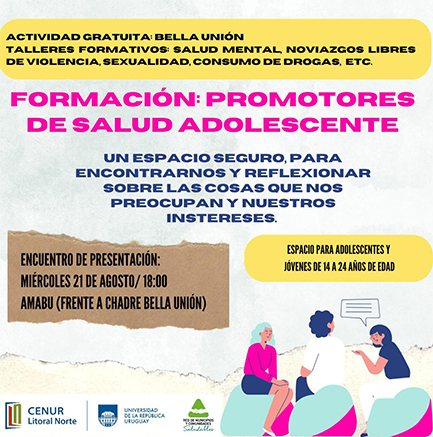 BELLA UNIÓN Convocatoria al Curso de Promotores Juveniles de Salud